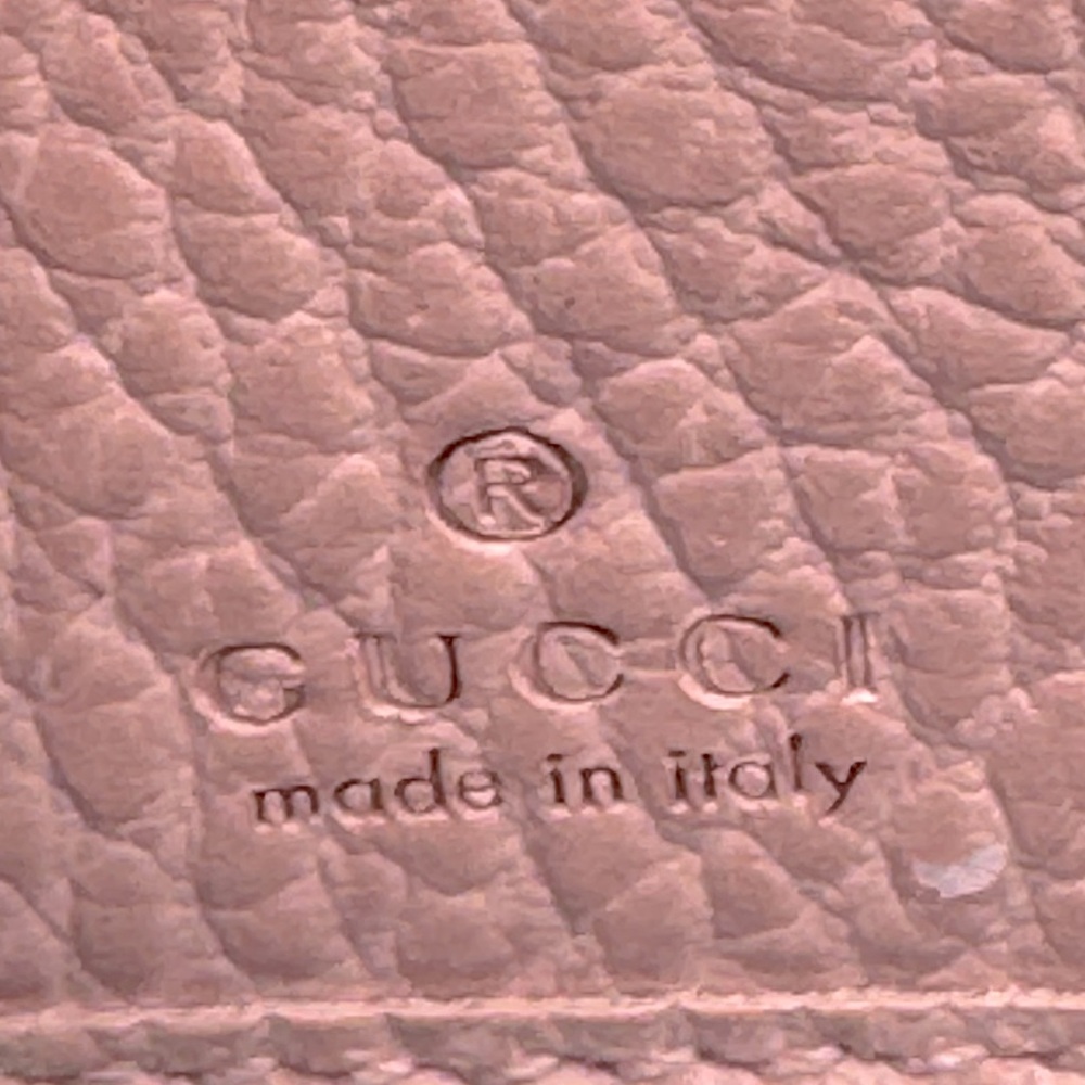 NEW GUCCI GG MARMONT PINK ZIP AROUND LEATHER WALLET BOX! - Picture 16 of 16